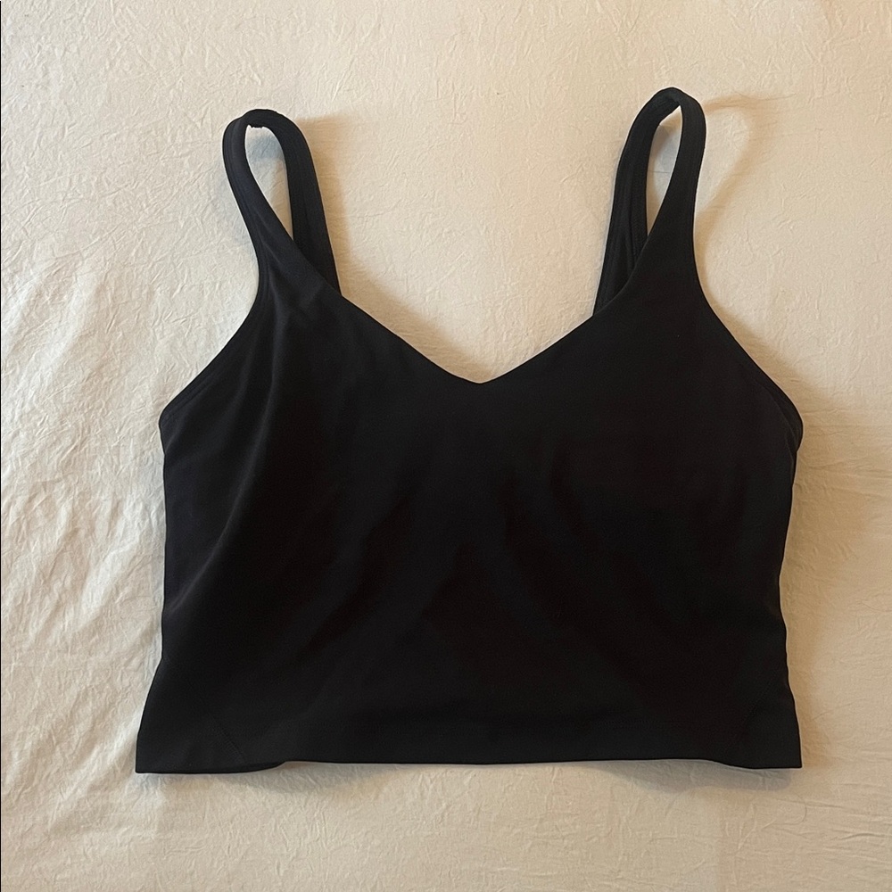 lululemon Black Crop Top